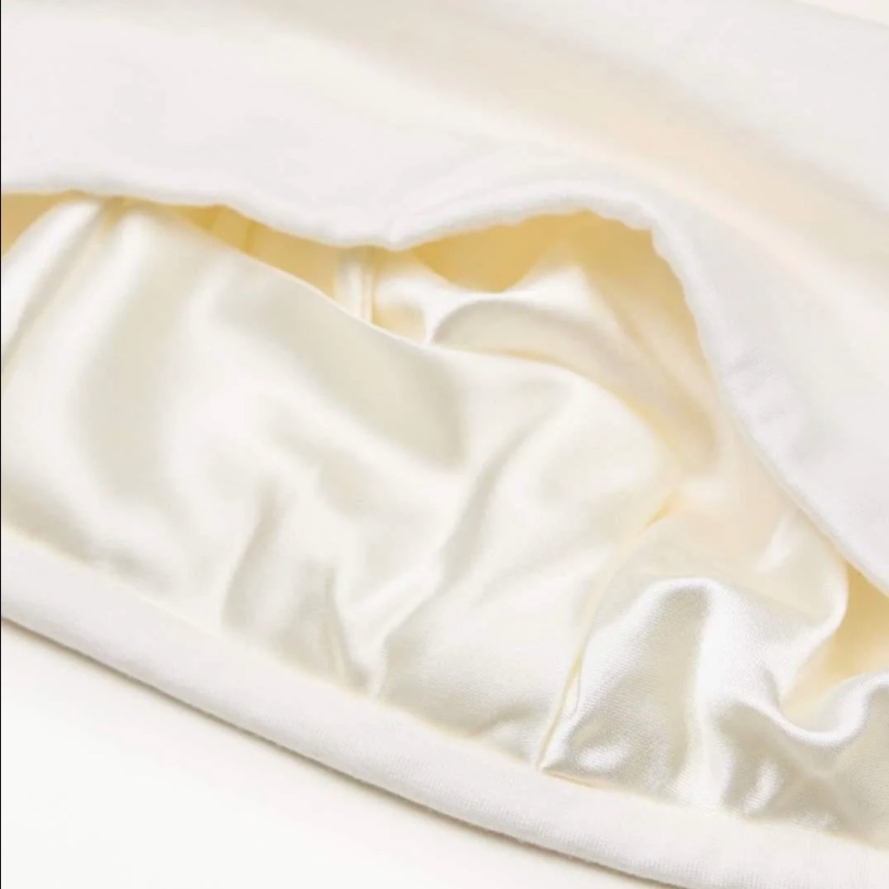 Grace Eleyae Off White Adjustable Satin-Lined Cap - NWT - Picture 2 of 5